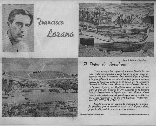 Francisco Lozano, `pintor