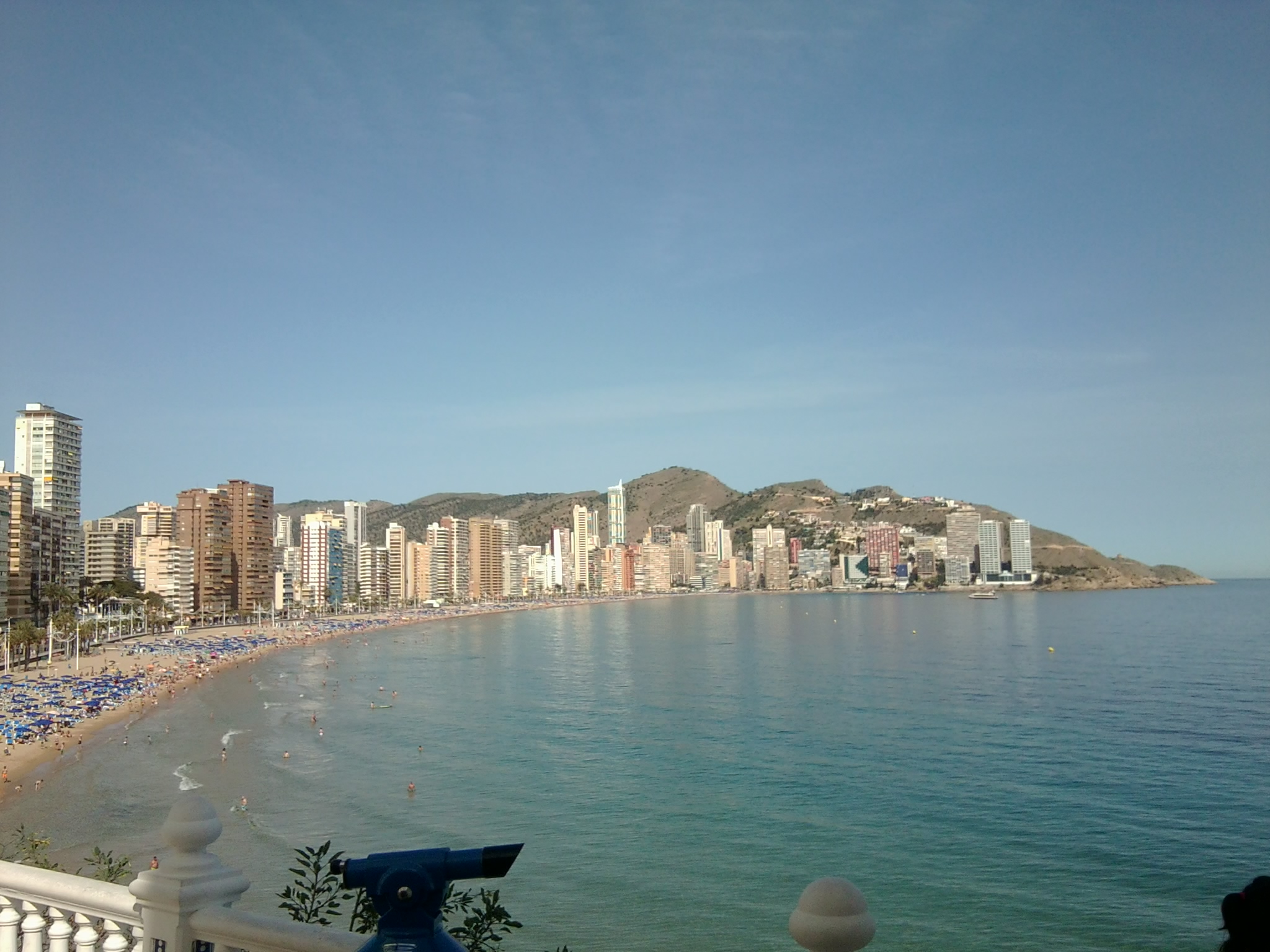 Platja de Llevant des del Castell