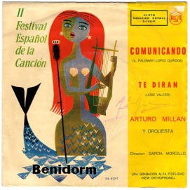 Arturo Milán, portada del disc Arturo Milán, portada del disc