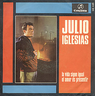 Julio Iglesias, portada del disc Julio Iglesias, portada del disc