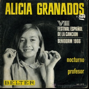 Alícia Granados, portada del disc Alícia Granados, portada del disc