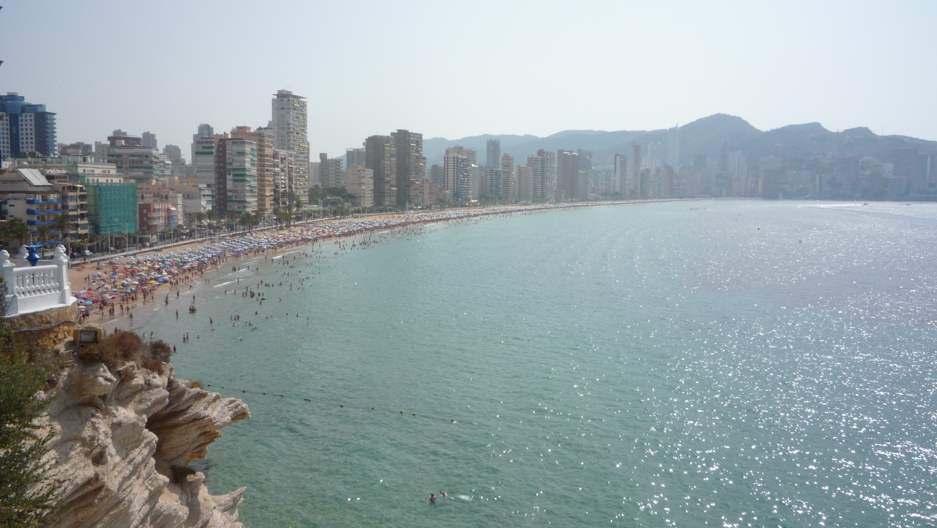 Platja de Llevant des del Castell