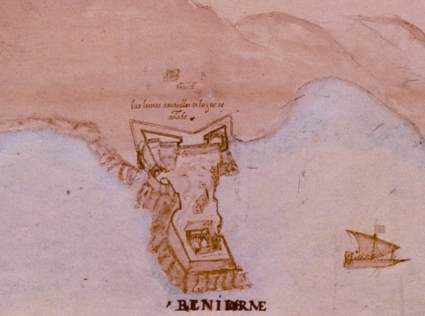 Projecte de fotificació del castell de Benidorm, 1575 Projecte de fotificació del castell de Benidorm, 1575
